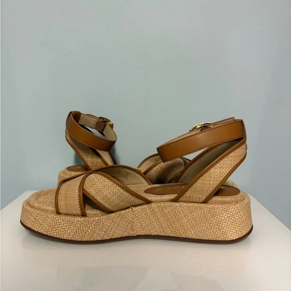 sam edelman women’s nylie platform ankle strap sandal | size 10 - Picture 3 of 8